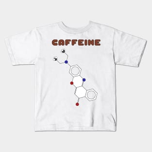 Caffeine Molecule Kids T-Shirt